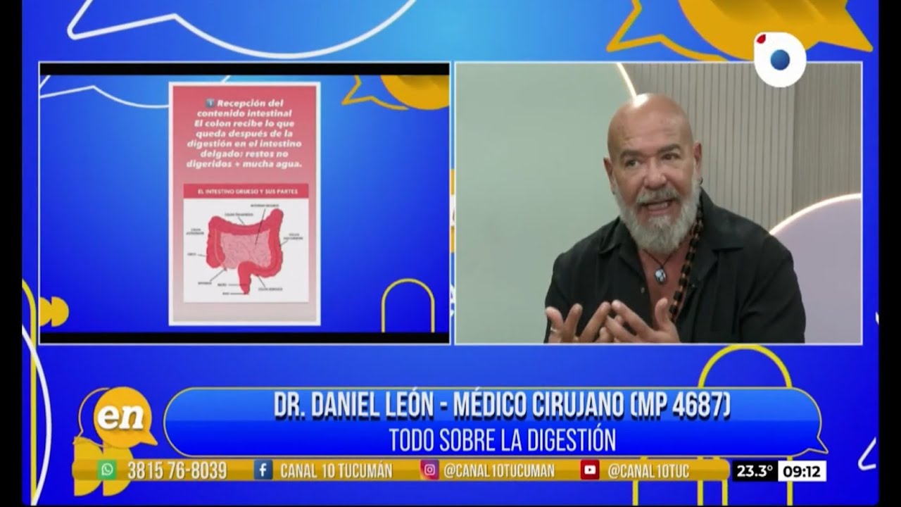 Colon irritable, estrés y comida: la mirada directa del Dr. León