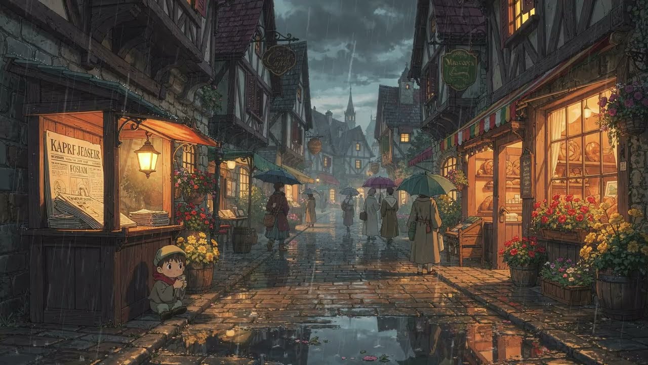 「Chill Lofi Music」Lofi Rainy Night Memo. 021.Sleep Aid / Study / Reading / Pure Music White Noise
