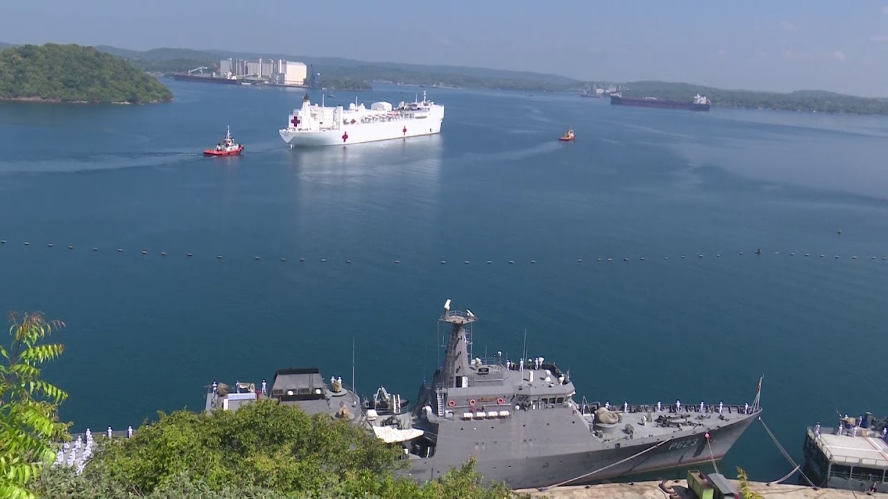 USNS MERCY ARRIVES AT PORT OF TRINCOMALEE