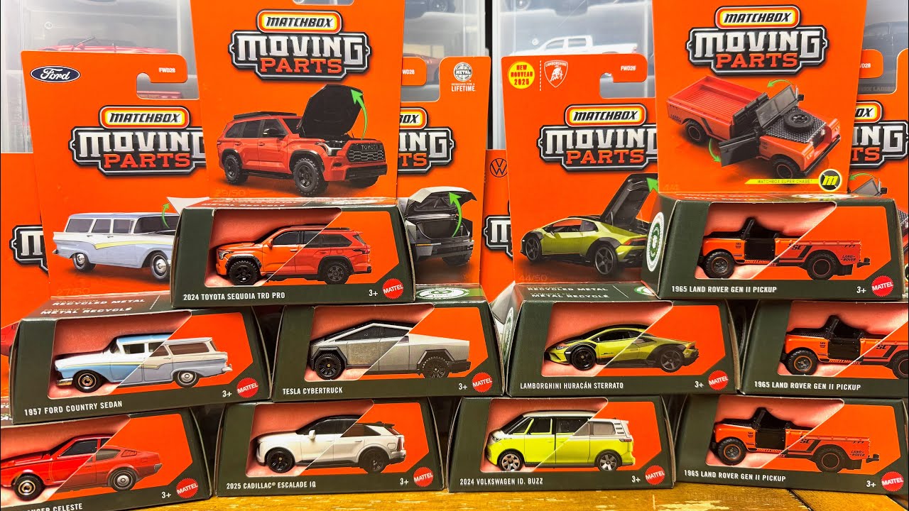 Распаковка и обзор набора Matchbox Moving Parts Mix 8 2025 года!