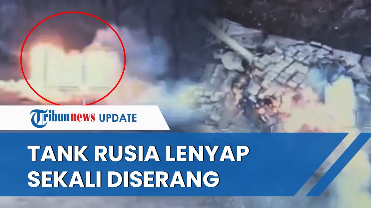 Video Detik-detik Tank Rusia Dilenyapkan oleh Pasukan Ukraina, Tentara Moskow Kabur Selamatkan Diri