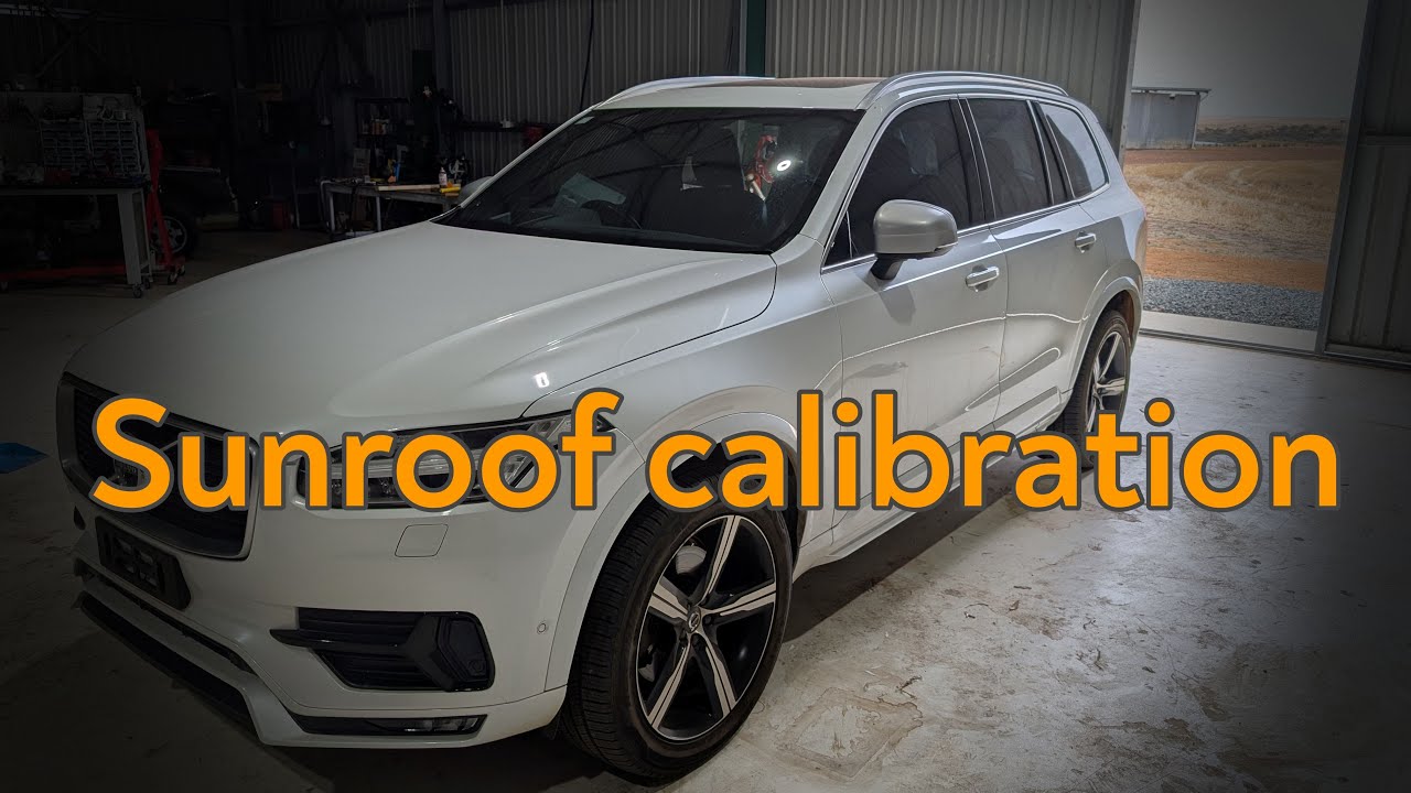 How to Calibrate the Sunroof 2015- Volvo XC90/XC60/S60/V90 without any tools