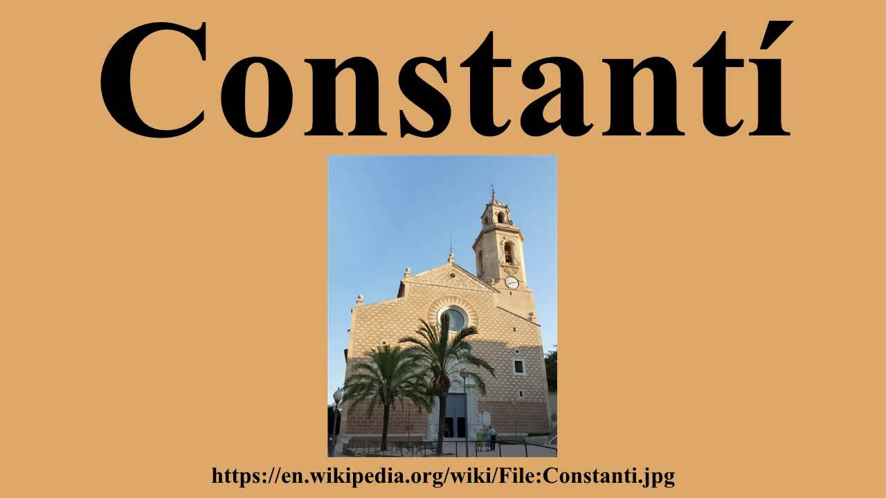 Constant&iacute;
