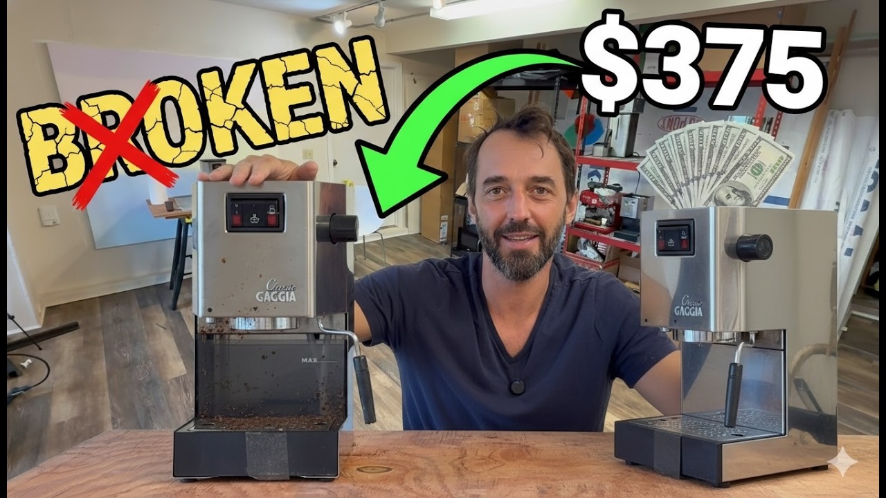 Can You Flip a Broken Gaggia Classic? Full Restoration & Sale