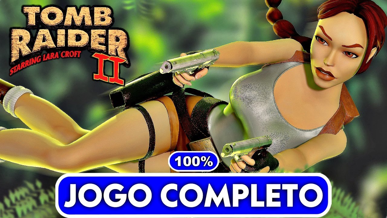 Gameplay completo de TOMB RAIDER 2 REMASTERED GOLD EDITION - Guia 100% (todos segredos e coletáveis)