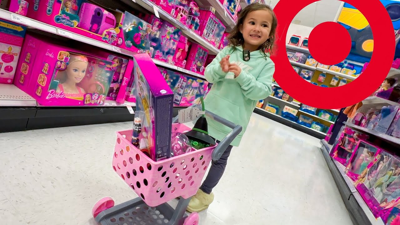 Target Shopping with a MiNi 🛒Shopping Cart(HiDiNG FROM THE WORKERS!!)🤫🤫