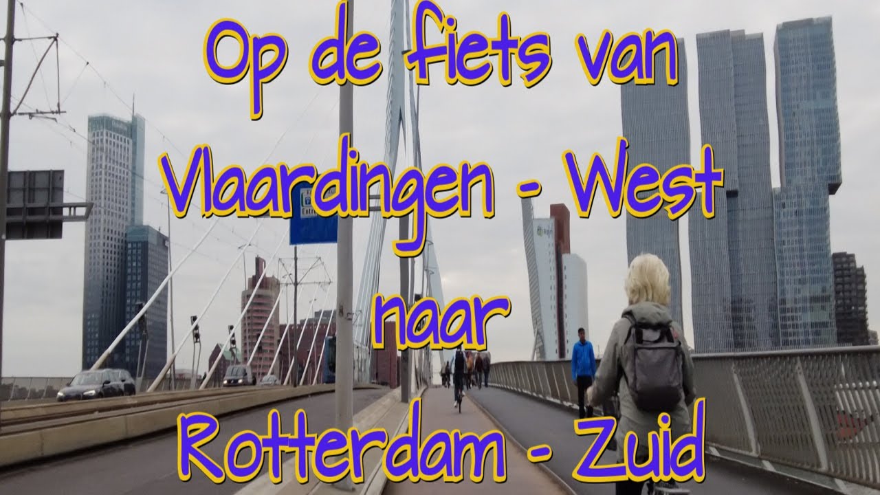 Op de fiets van Vlaardingen - West via Schiedam naar Rotterdam - Zuid