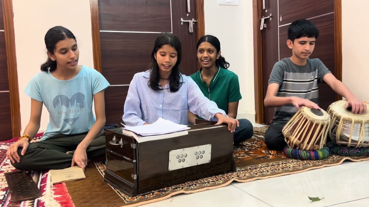 Classical Singing 🎵❤️ #harmonium #tabla #classicalmusic #classicalsinging 