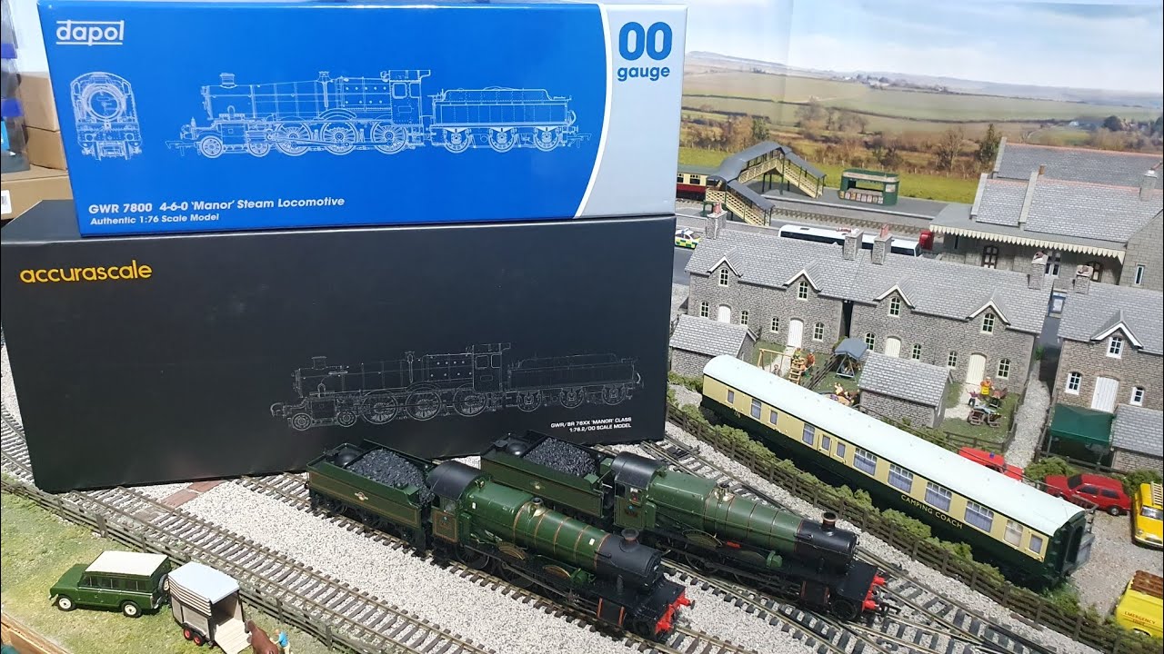 Accurascale Vs Dapol Manor. Dcc Sound, Review, Comparison and Running.