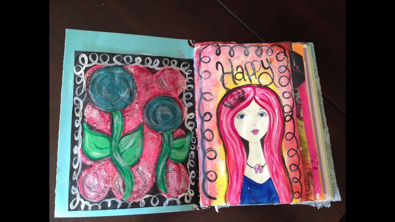 How to Make a Handmade Art Journal - Mixed Media - Smash Book