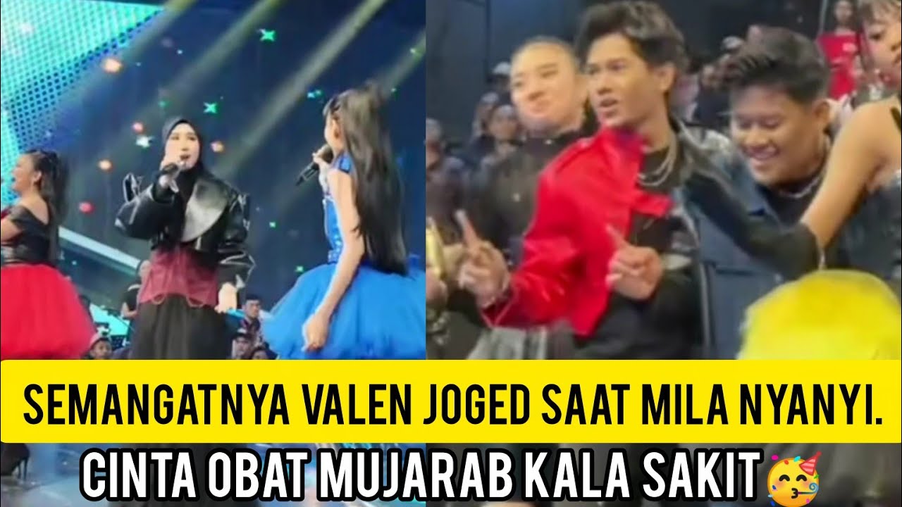 VALEN SAKIT LANGSUNG SEMANGAT JOGED PALING HEBOH SAAT MILA TAMPIL🥳 SEHAT2 PAK KETUA!!