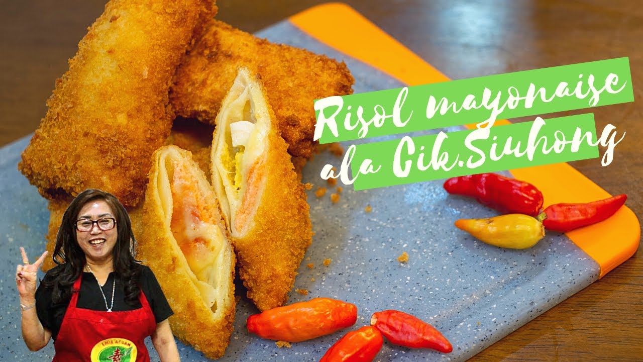 RISOL MAYO | RISOLES MAYONAISE ala CIK.SIUHONG HAM KEJU MAYONAISE TELUR | VEGETARIAN MUDAH ENAK