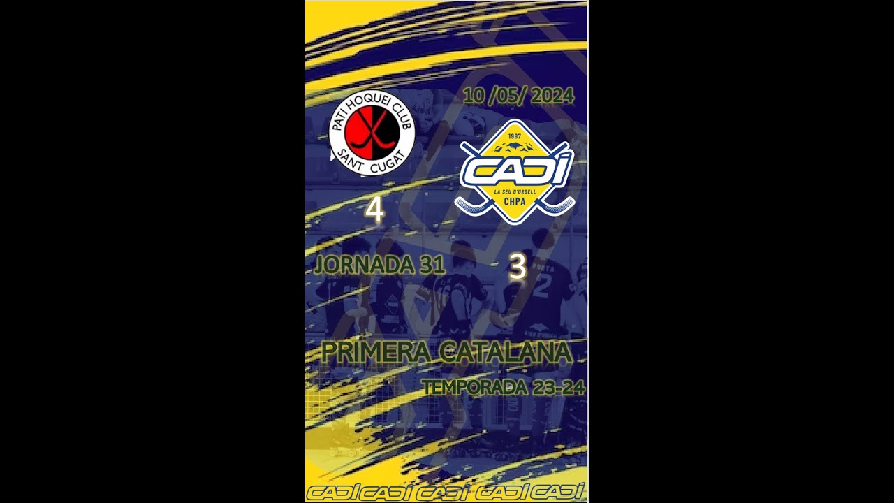 (J31) PHC SANT CUGAT 4 -3 CHPA CADI (RG)