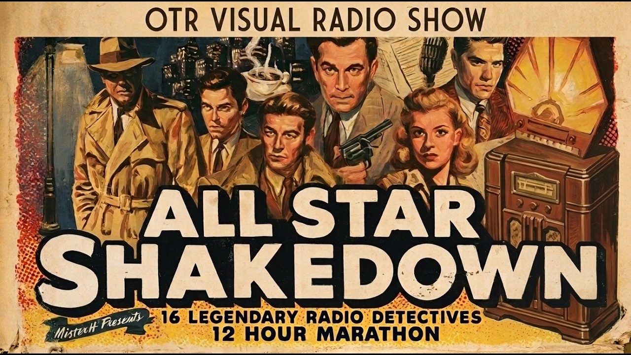 All-Star Shakedown | 16 Legendary Old Time Radio Detectives | 12-Hour OTR Marathon