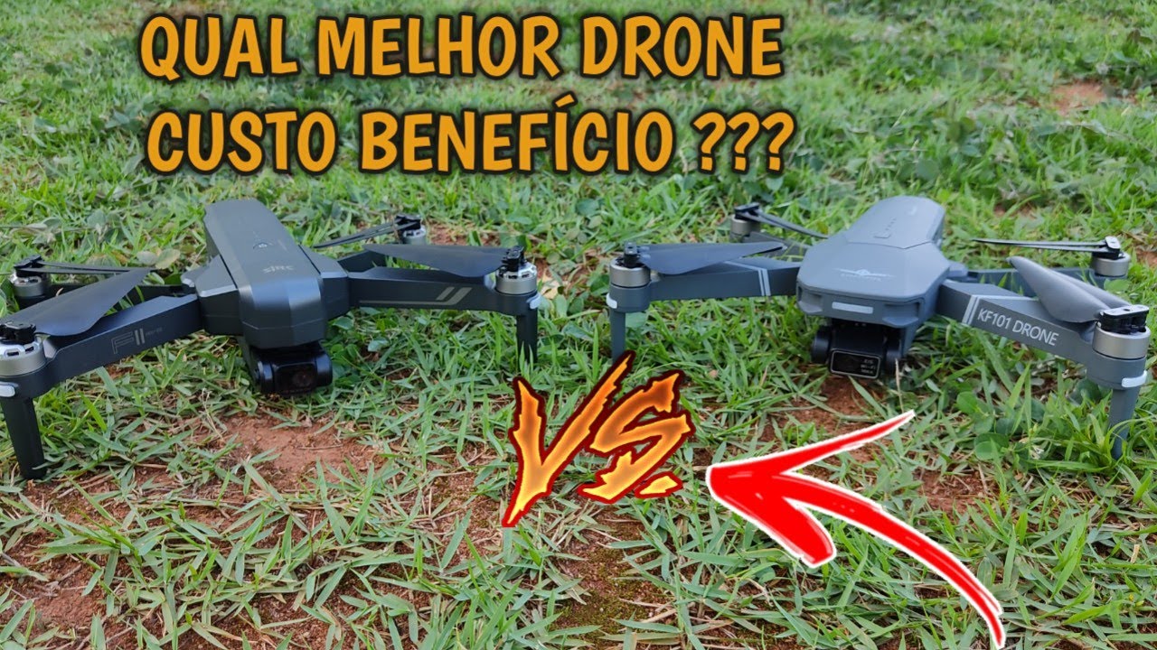 SJRC F11S 4K PRO VS KF101 MAX COMPARATIVO EM DETALHES