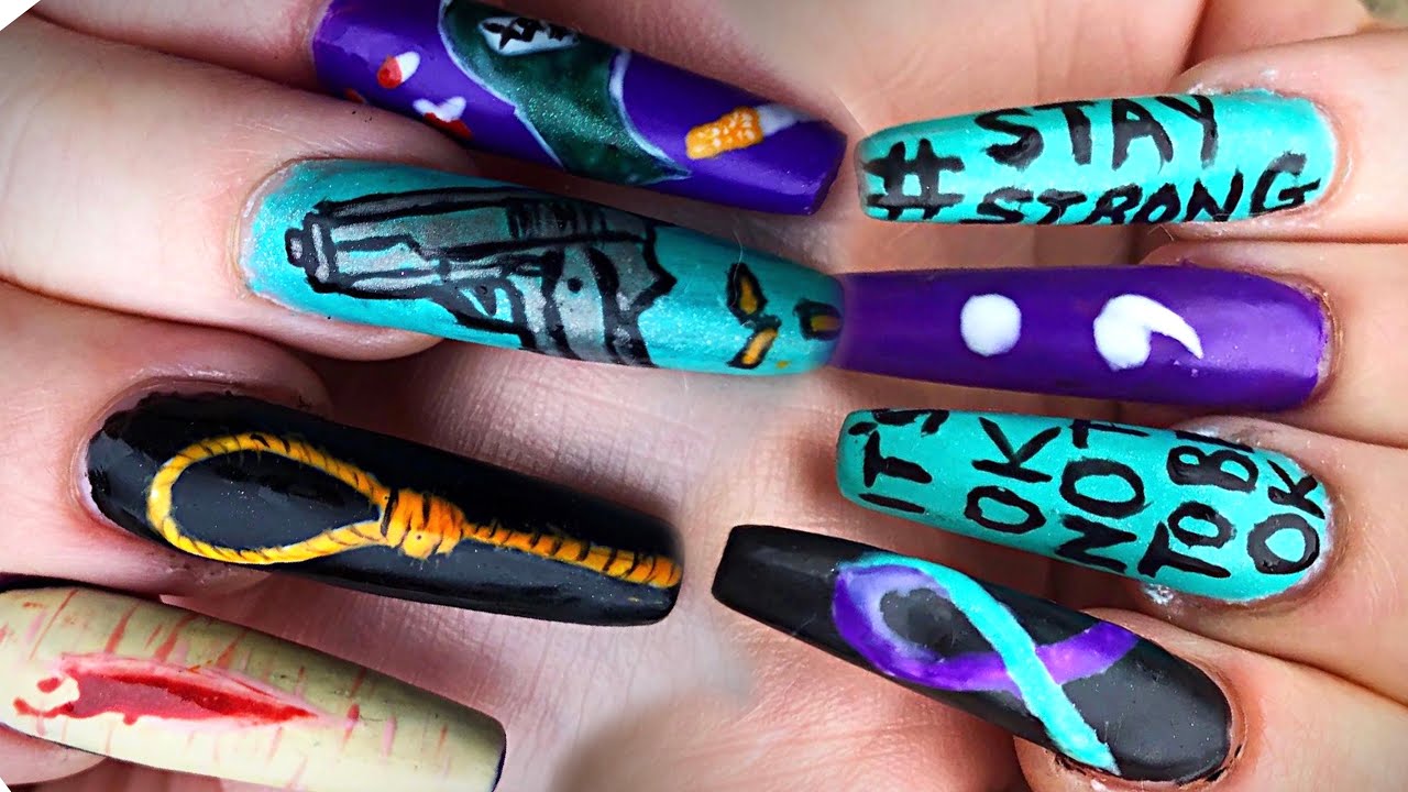 Suicide AWARENESS Nails