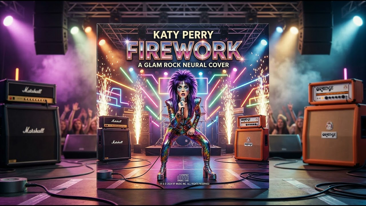 Firework (Katy Perry) - A neural Glam Rock cover.