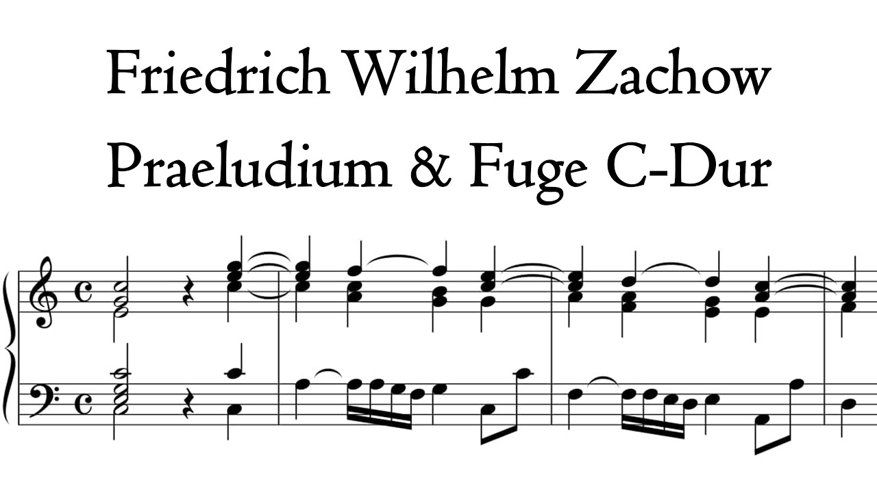 Zachow - Praeludium & Fuge C-dur / C major - Riepp Heilig Geist Organ, Ottobeuren, Hauptwerk