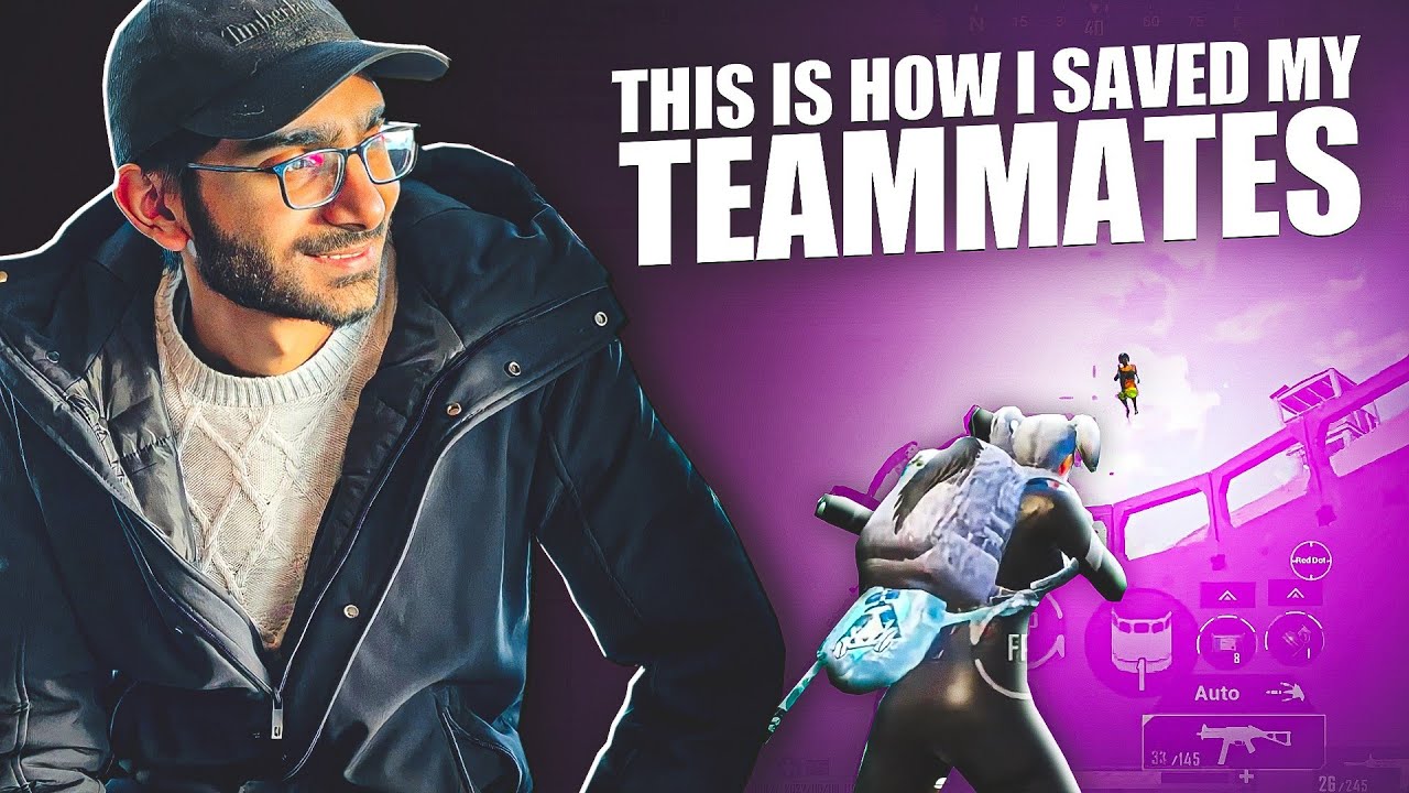 This is How I Saved My Teammates In Conqueror Lobby 🔥  | pubg mobile |
