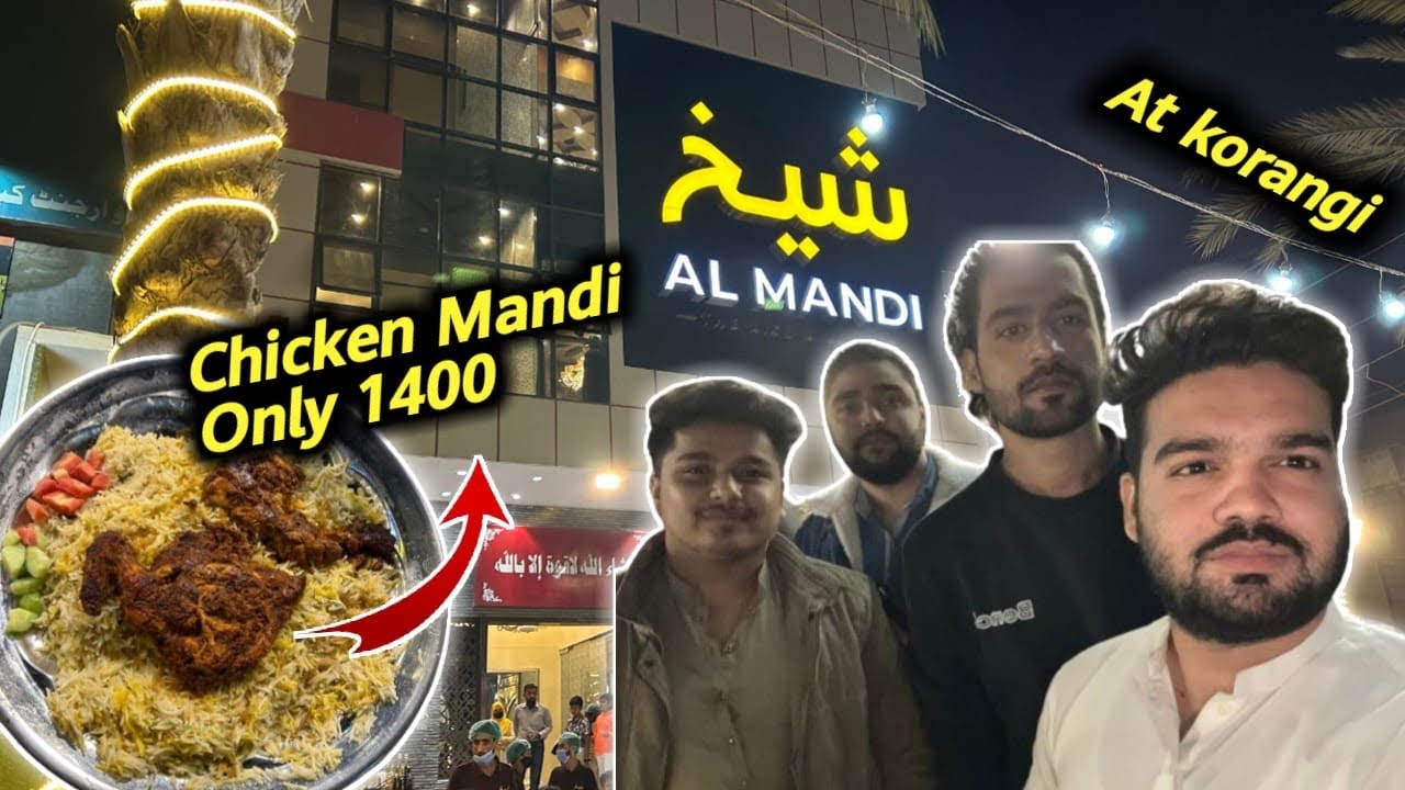 Sheikh Al-Mandi Korangi Indus Hospital Ka Samna Very teste But Coldrink Or water Not Free 😳