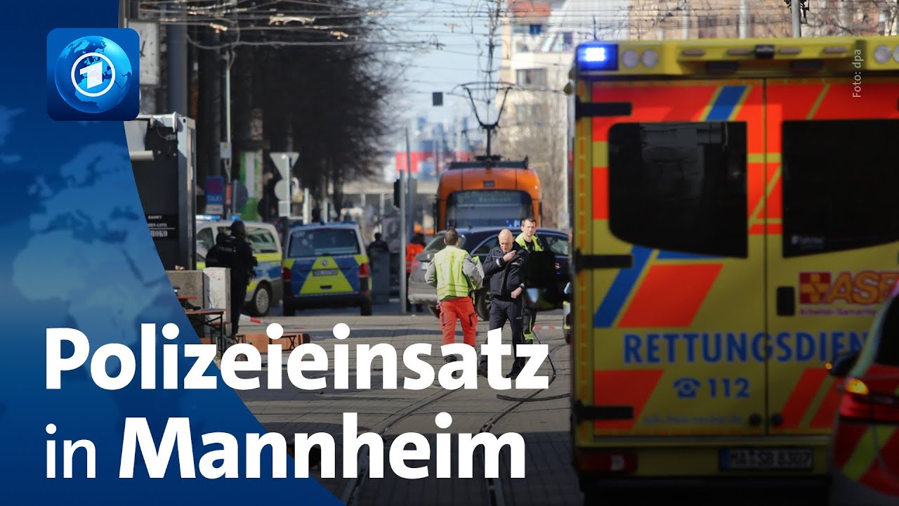 Mannheim: Auto soll in Menschenmenge gefahren sein
