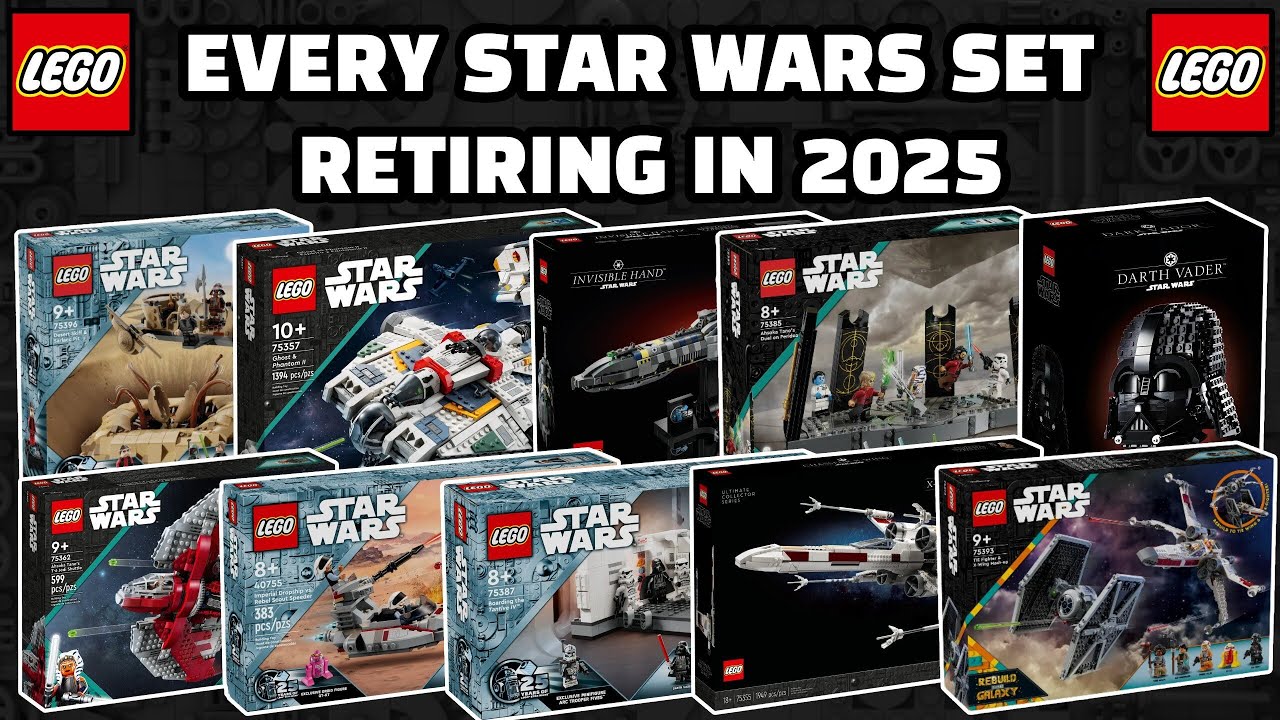 EVERY LEGO Star Wars Set Retiring in 2025! | LEGO Investing/Collecting | LEGO News