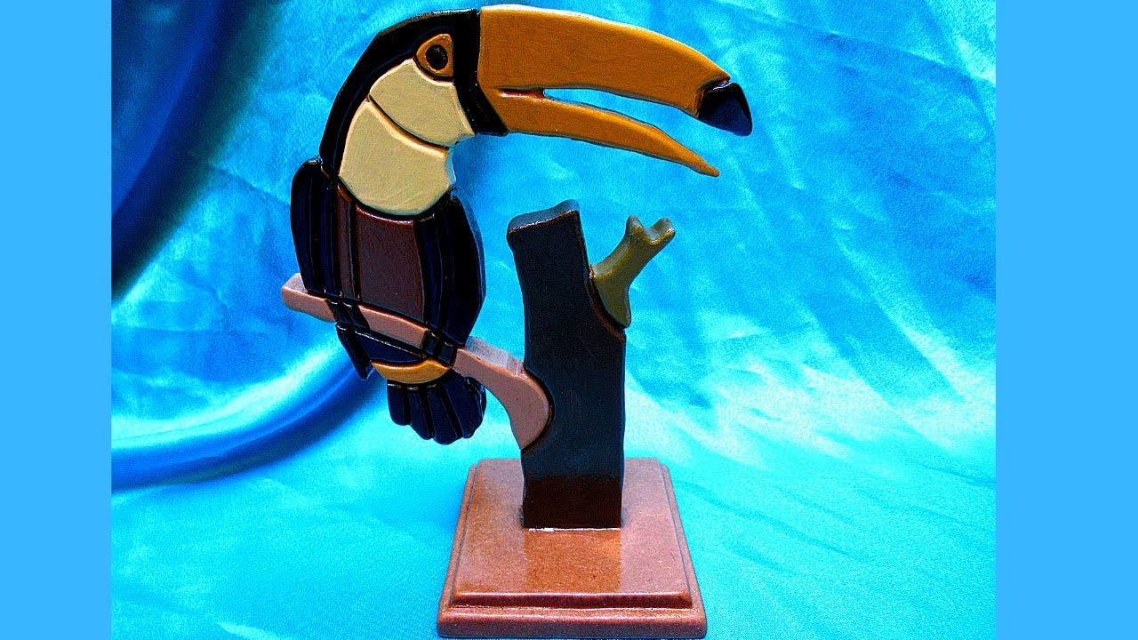 Wood carving | Carving a toucan bird on MDF using a dremel rotary tool
