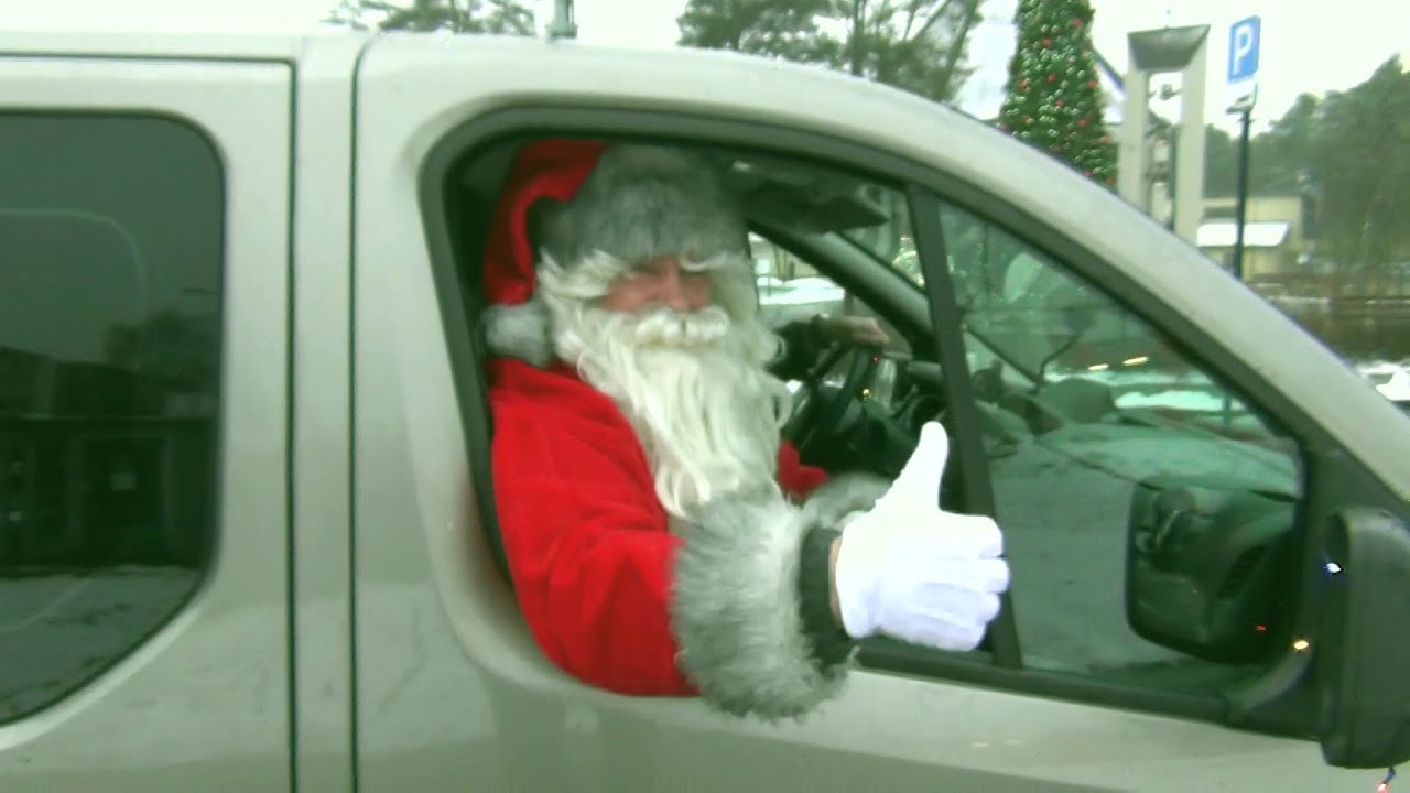 GRIGIŠKĖS / 2025-12-14. Kalėdų Senelio ekspedicija automobiliu.