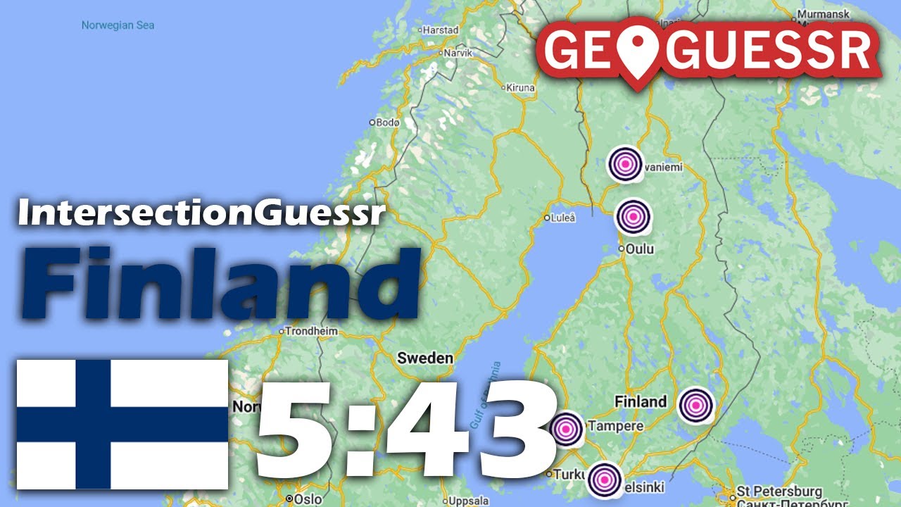 [Geoguessr] IntersectionGuessr Finland 25K in 5:43