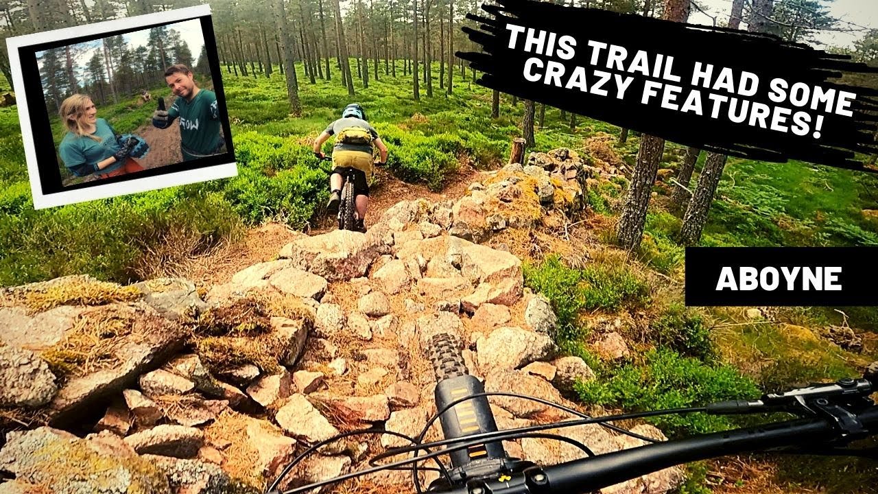 This MTB Trail Had Some Crazy Features! | Aboyne Enduro Trails, Scotland