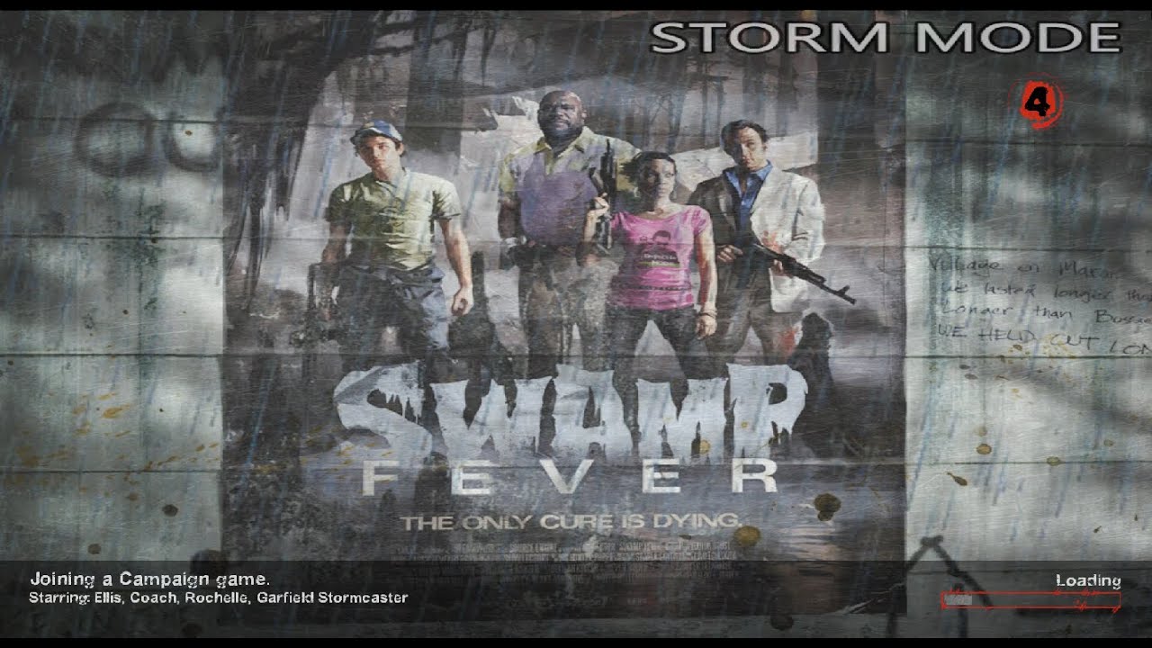 Left 4 Dead 2: Swamp Fever Storm Mode (Custom Campaign Playthrough With 8 Survivors)