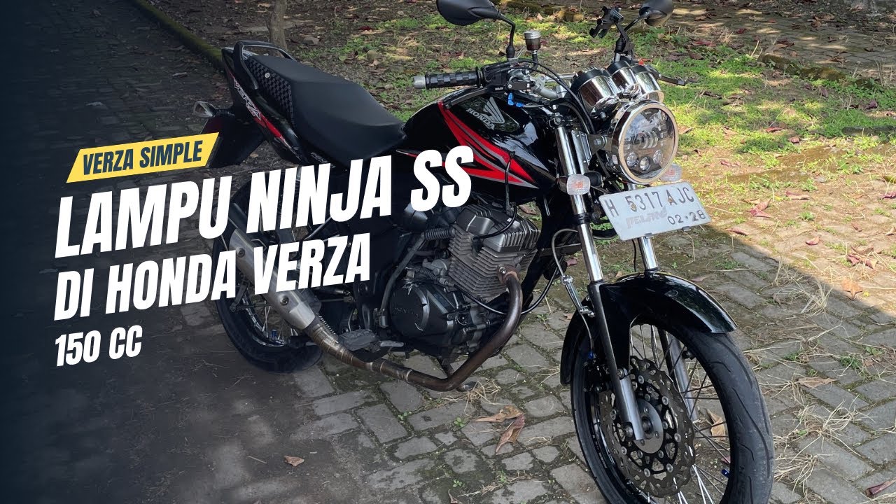 Verza Lampu Ninja SS | Modifikasi Harian