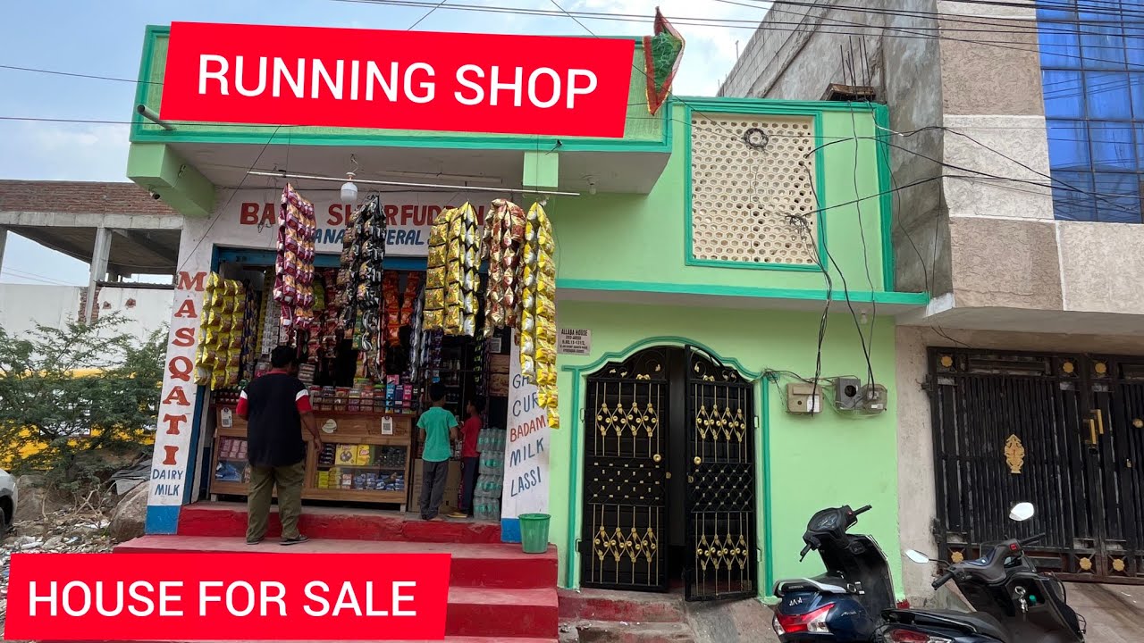 112.5 SQYARDS HOUSE FOR SALE RUNNING SHOP IN AL AIN COLONY SHAHEEN NAGAR REGISTERED HOUSE