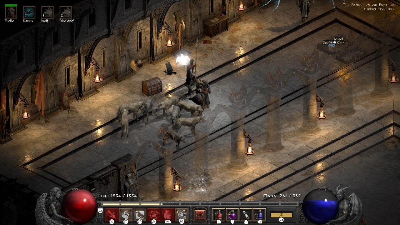 Diablo 2 Resurrected  Summon Druid CS run (summons 48-51 lvl, 400 MF,  patch 2.4)