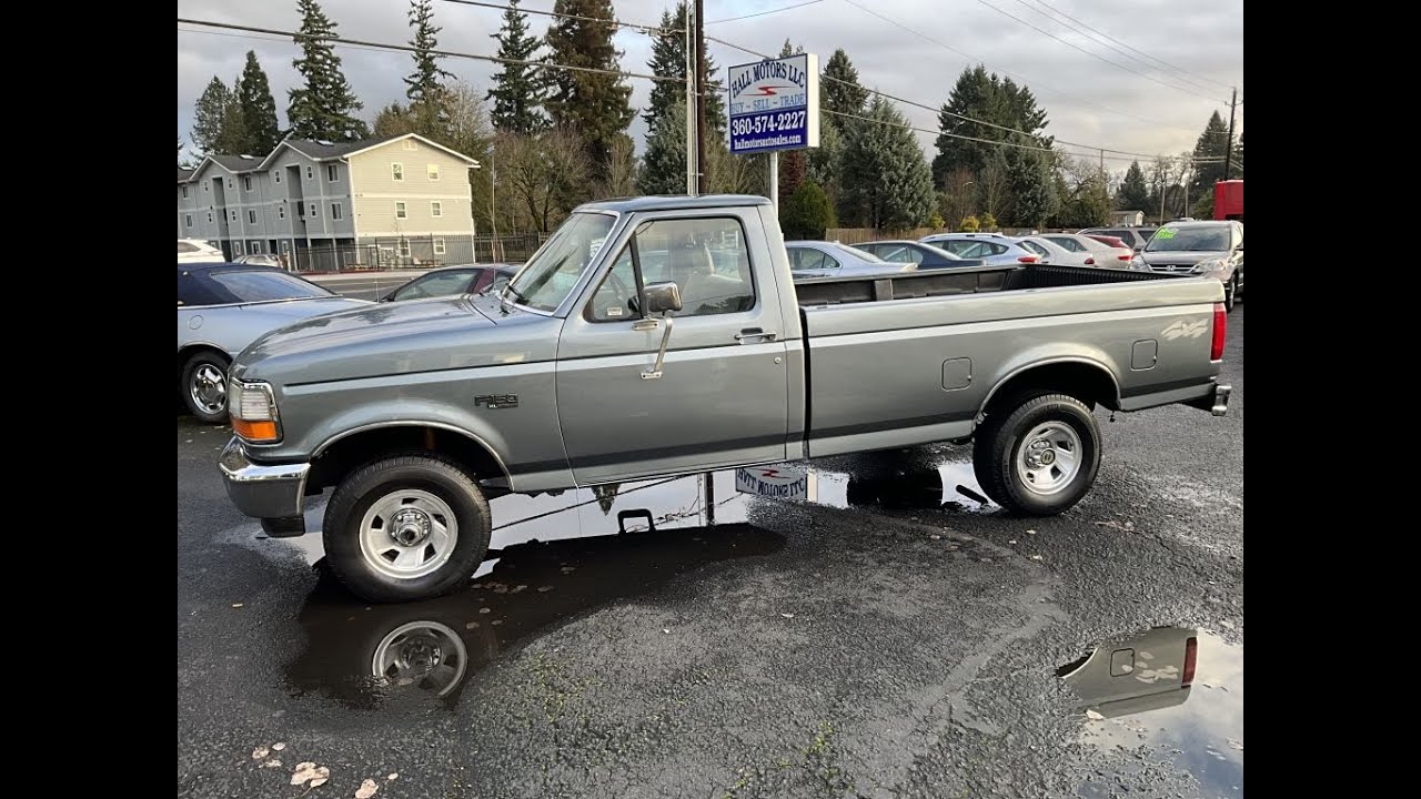 1995 Ford F-150 XL Long Bed 4x4 5.0 V8 168,000 miles ( For Sale)@hallmotorsllc5155