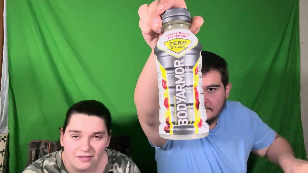 Taste test ￼on body armor, cherry berry lemonade ￼