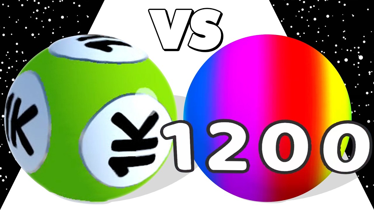 ROLLING DOUBLES /vs BALL RUN MERGE AND DESTROY &infin; ASMR Gameplay Android iOS ✦ Ball Run 3D Math Games