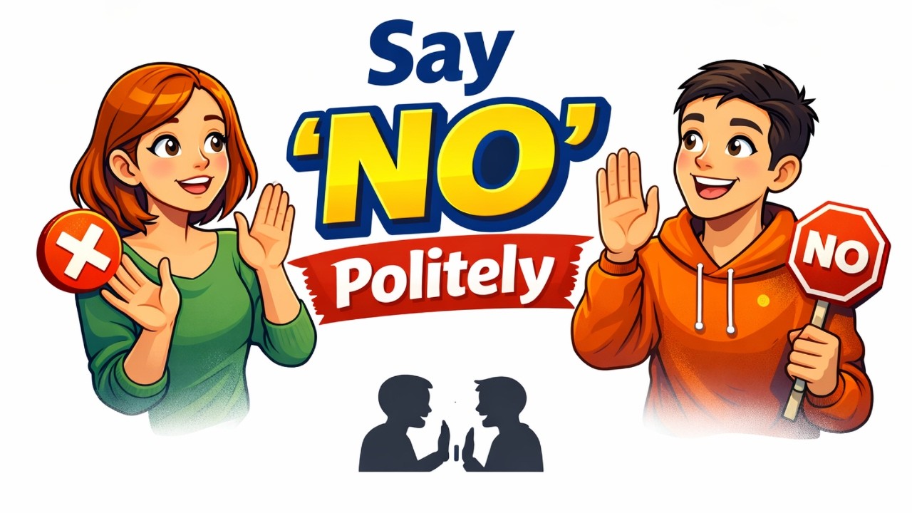 How to Say NO Politely in English | The 