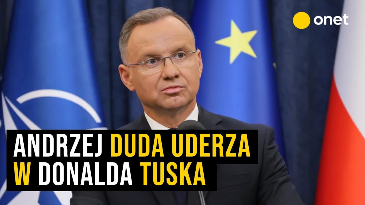 Andrzej Duda uderza w Donalda Tuska. 