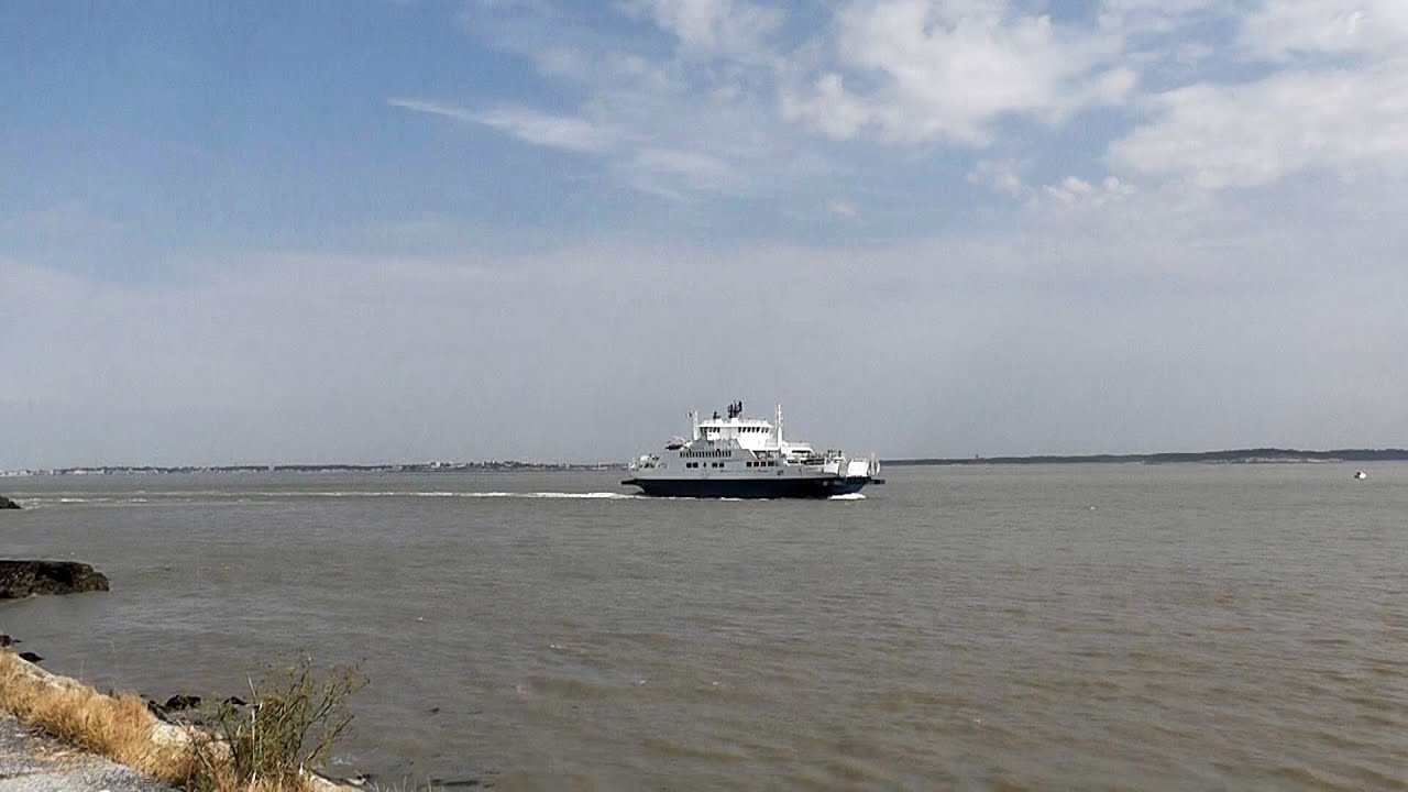 Ferry across the Gironde Estuary