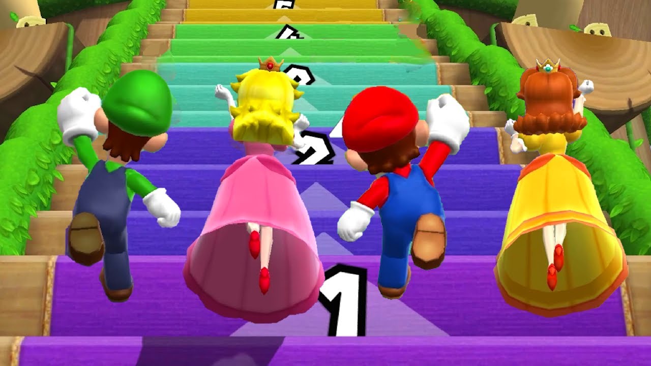 Mario Party 9 Minigames - Step it Up (Master Difficulty)