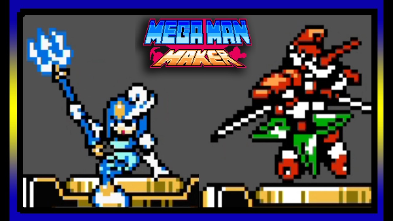 Mega Man Maker 1.9 - All Game Bosses Intro