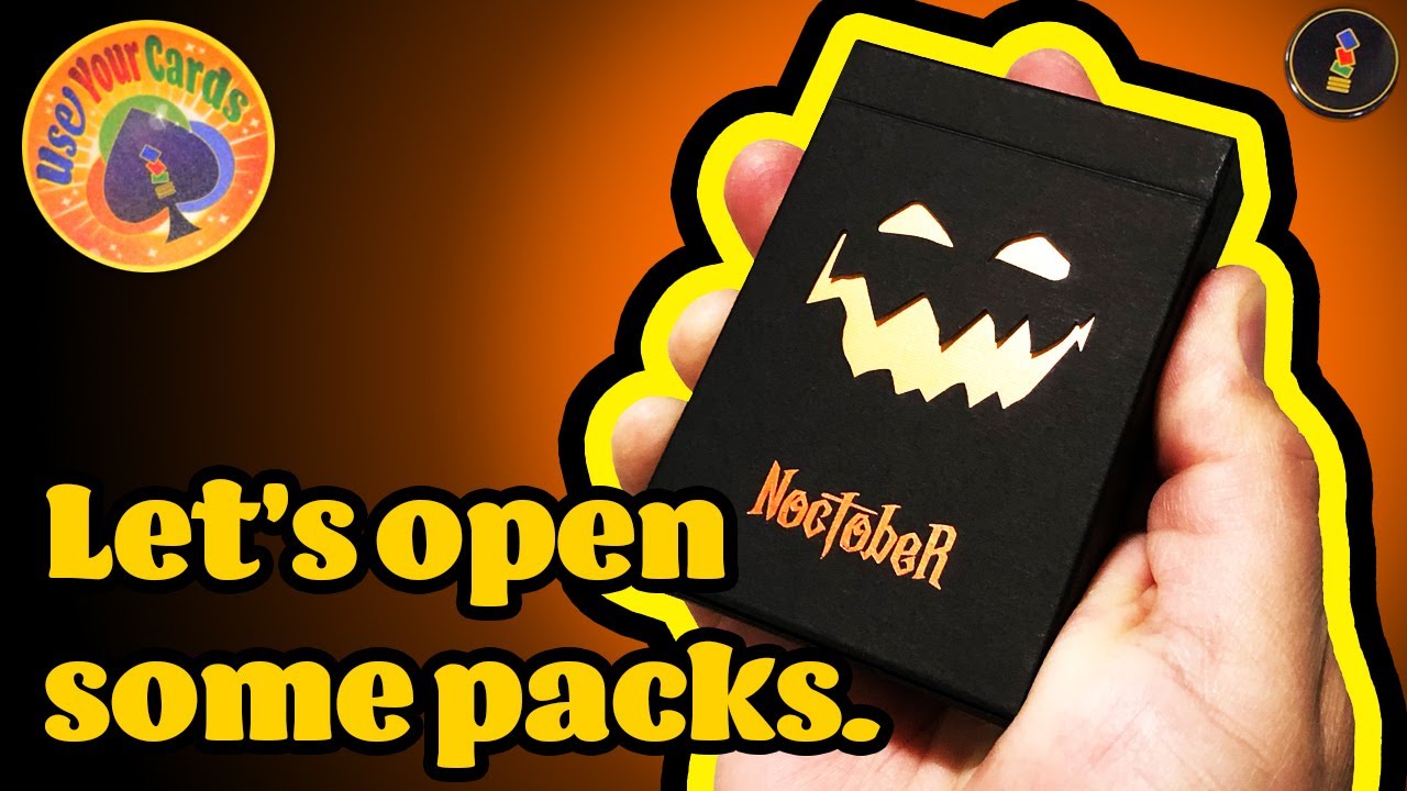 NOCTOBER! Let's check out the latest deck of NOC playing cards exclusive to October! \o/