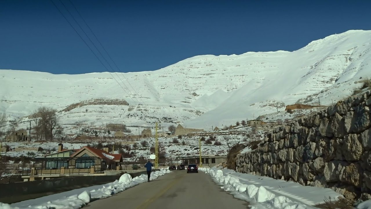 Driving: Lebanon Road Trip: Sannine, Lebanon (2021-12-26)
