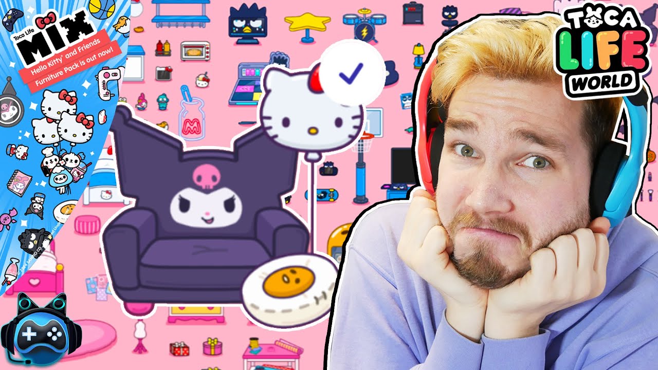 XXL HELLO KITTY UPDATE😻 Lohnt sich riesiges Möbelkpaket in Toca Boca?🤔 Toca Life World