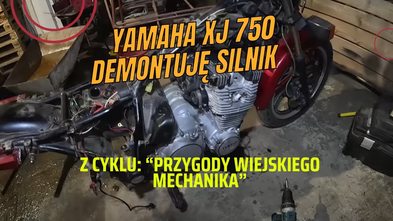 Yamaha XJ 750 (1982) – Kompletny demontaż silnika i diagnoza problemów przed renowacją