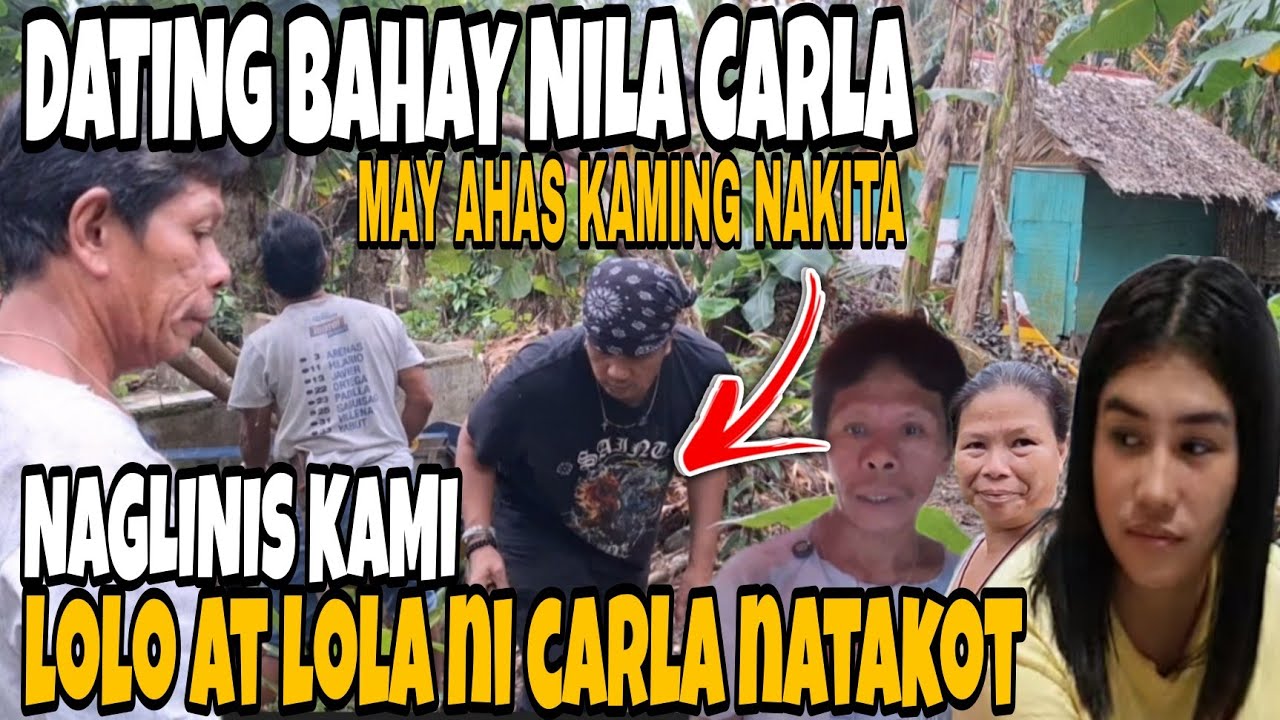 LOLO AT TITA NI CARLA MAY INAMIN SAKIN  NILINIS NAMIN ANG PA IKOT NG BAHAY MAY AHAS KAMING NAKITA