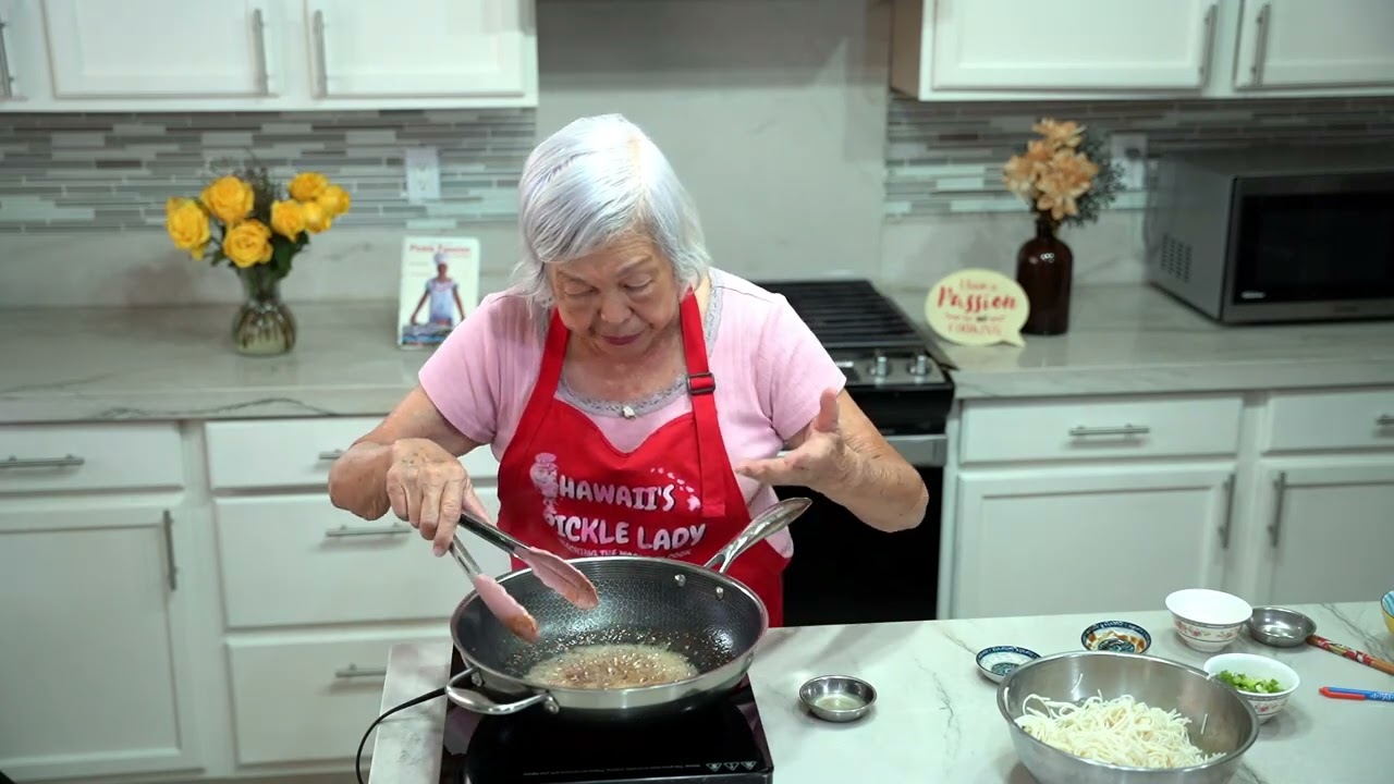 Китайская чесночная лапша