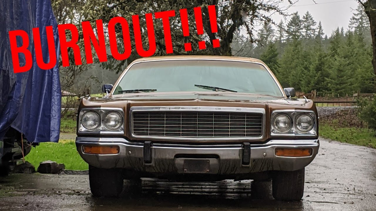 440ci 1973 Dodge Polara Burnouts & backroads driving!!!