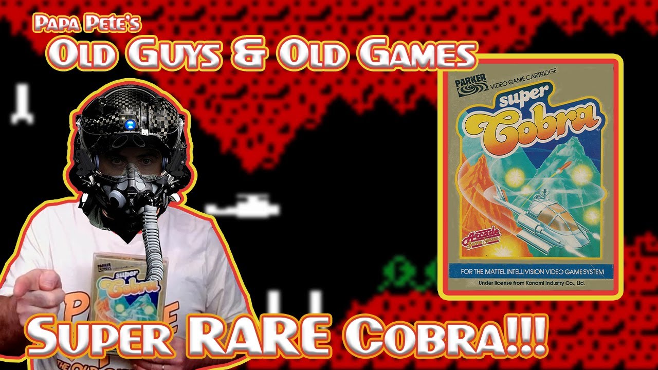 Super Cobra is SUPER RARE! - Intellivison - Papa Pete's Old Guys & Old Games
